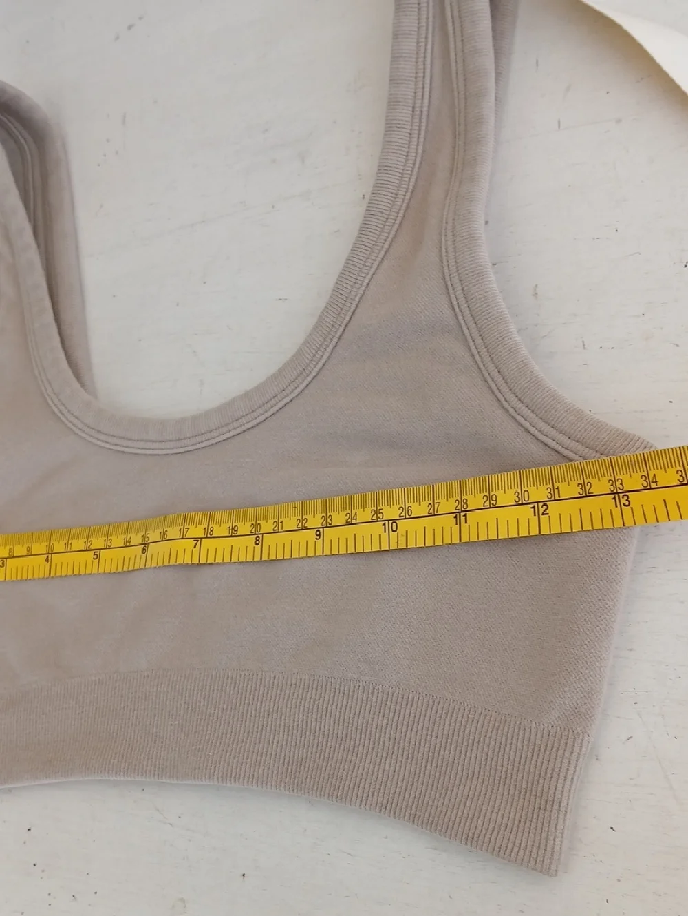 Alo Yoga Seamless Bra Top Athletic Taupe Tan XS